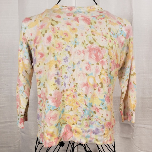 NY Collection Embellished ButtonUp Cardigan white - Picture 3 of 4